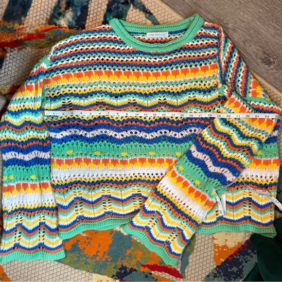 Colorful Striped Knit Sweater - Picture 3 of 7